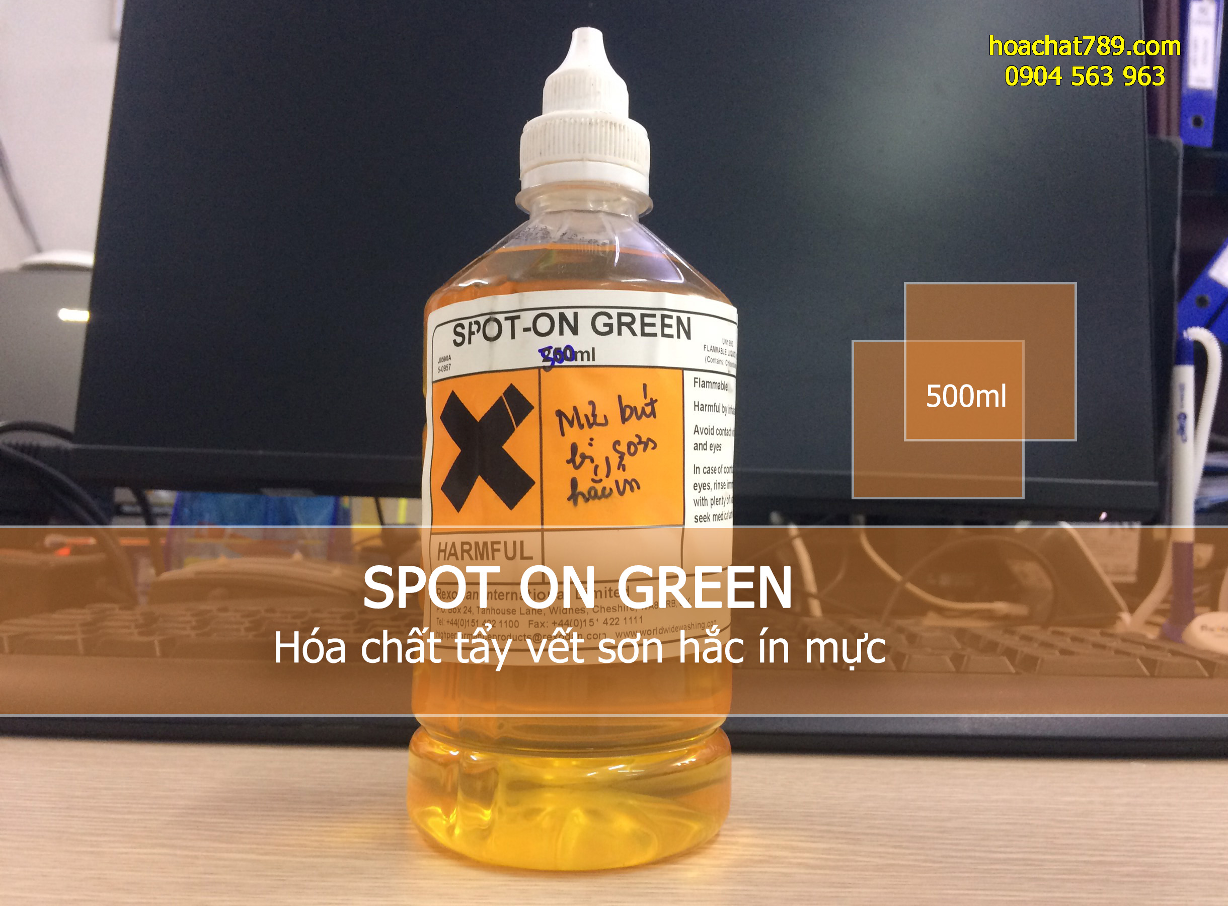 Spot On Green Hóa chất tẩy vết sơn hắc ín mực